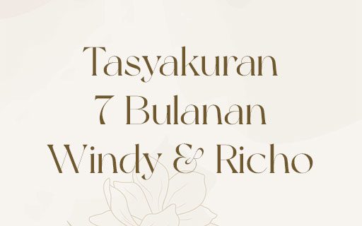 Tasyakuran 7 Bulanan