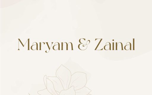 Maryam & Zainal