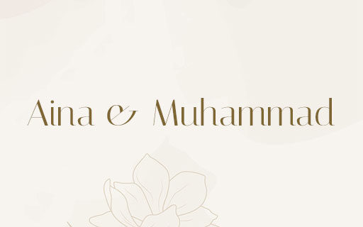 Aina & Muhammad