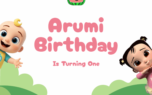 Arumi Zeya Savina | 1st Birthday